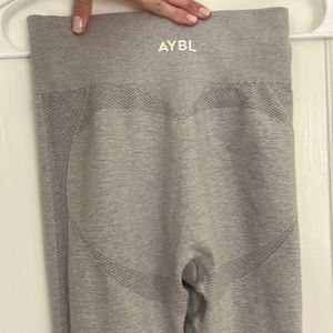 aybl heather grey leggings